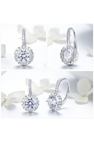 Bijuterii Nadiela 925 Silver Earrings – Diamond Cut