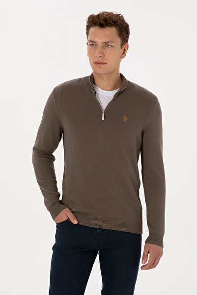 U.S. Polo Assn. Erkek Vizon Basic Kazak 50313695-VR052