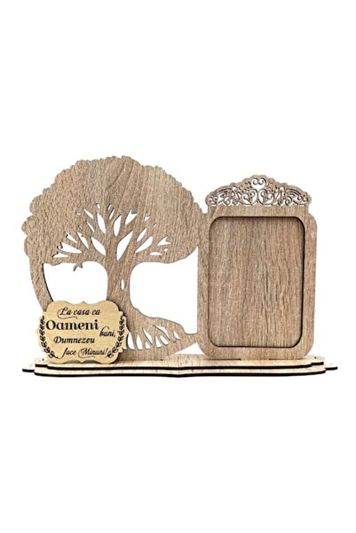 OEM Heart and Tree of Life Photo Frame, personalized decoration 30x18 cm, Sonoma wood