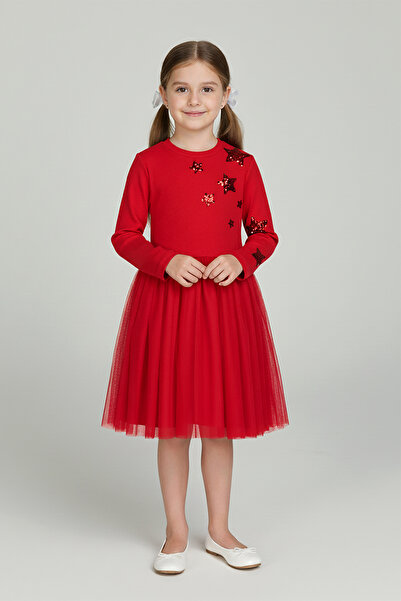 DMB BOYS & GIRLS Girl's Star Embroidered Cotton Tutu Dress