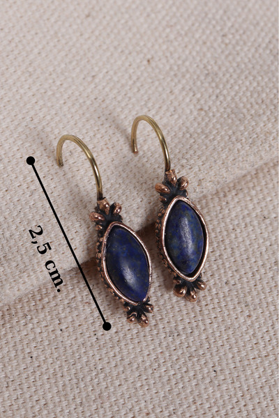LA PERRY ACCESSORIES أقراط أصلية من حجر السوداليت