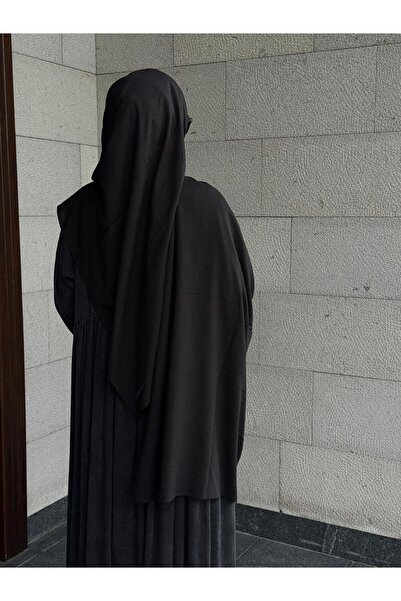 Qalortex Scarf Cotton Soft Shawl - Black