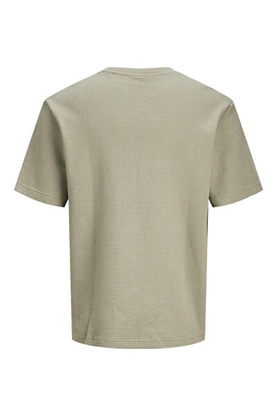 Jack & Jones Men's Green Jprlach Ss Tee Styd Ss25 T-Shirt 12286293-Driedsage