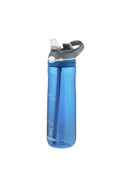 Contigo Ashland Tren Tek Hand Pump Inner Lid Water Bottle 720ml 2191379 Blue