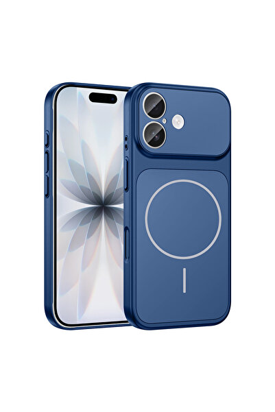 iPhone 16 Dönüşüm Kılıf 17 gibi Gösteren Kılıf Dönüştürücü Kılıf Change - Mavi