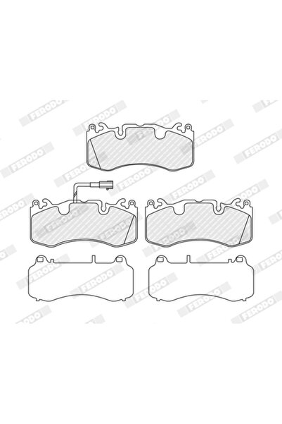 FERODO Brake Pad Set Disc Brake Maserati Levante Suv