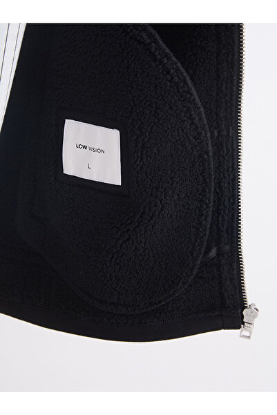 LC Waikiki Ανδρικό παλτό από καστόρι γιακά πουκάμισου Standard Fit