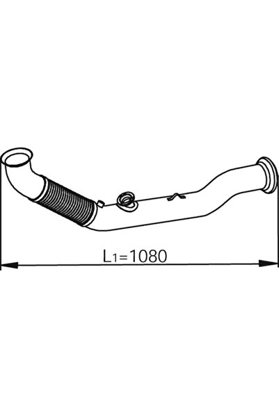 Dinex Racord Evacuare Fata Renault Trucks Midlum