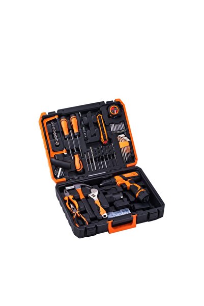 Kraft&dele Mașină de găurit și șurubelniță fără fir cu baterie și accesorii, ...