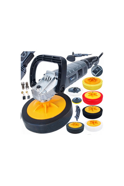 Ondragon Mașină de lustruit cu viteză variabilă, set de 5 discuri de lustruit...