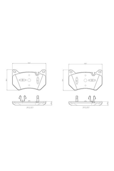 Brembo Set Placute Frana Frana Disc Audi Q5