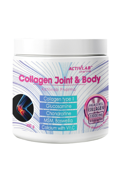 ACTİVLAB Collagen Joint & Body, Raspberry-strawberry flavour, 300g