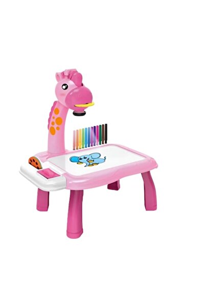 E-manor Masă de desen cu proiector și holograme - Joc creativ magic pentru co...