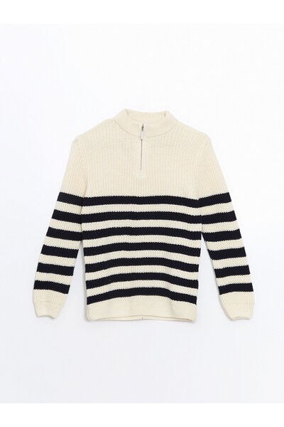 LC Waikiki Pulover de tricotaj pentru băiat cu guler ridicat