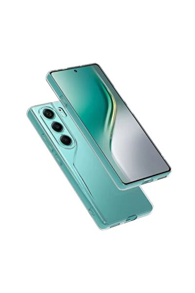 zore Tecno Camon 40 Pro Case Senk Super Silicone Cover - Transparent