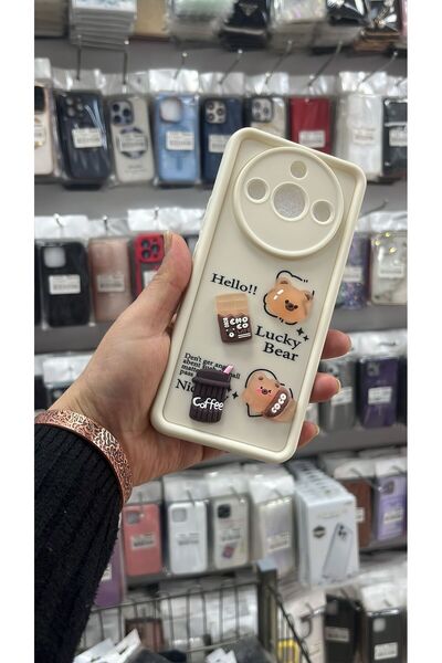 TECNOTREND Realme 11 Pro Plus Uyumlu 3D HELLO Figürlü Silikon Kapak