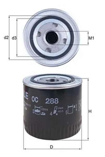 KNECHT Filtru Ulei Cadillac Sts Chrysler 300C 1991-2023