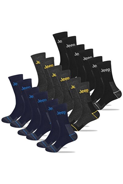 Jeep Men’s Durable Cotton Socks Set – 9 Pairs