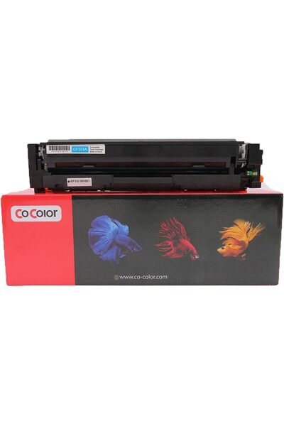 cocolor حبر طابعة أزرق ٢٠٥A CF٥٣١A - متوافق مع طابعات HP M180nw M181fw M154a ...