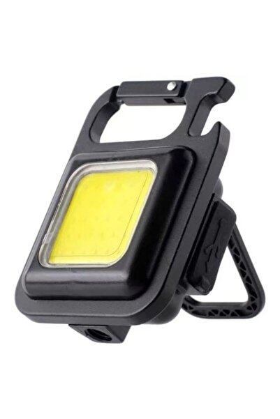 OEM Mini keychain flashlight, portable LED projector, rechargeable, camping/hiking/emergencies, 5W, 500