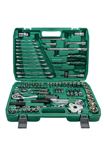 ulubag 121-piece Chrome Vanadium tool set with professional socket wrenches