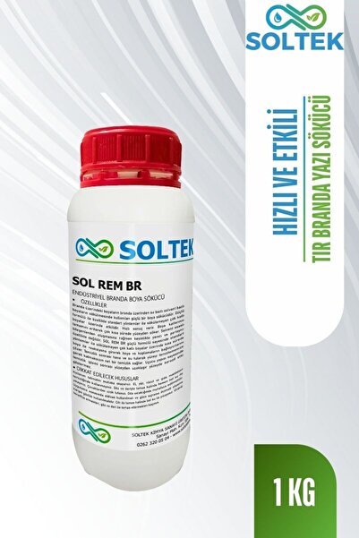SOLTEK KİMYA EN GÜÇLÜ TIR BRANDA BOYA SÖKÜCÜ 1KG