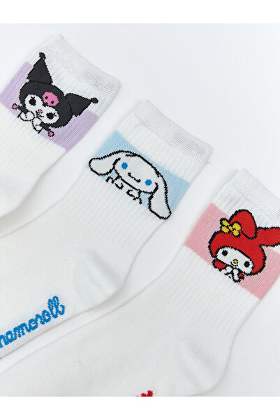 LC Waikiki Peak New Season Hello Kitty Patterned Girls' Socks 5-Piece Set