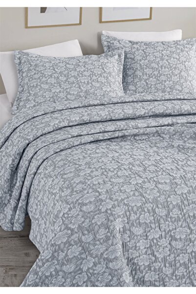 Monolisse Narma Jacquard Bedspread Set Double Size Indigo 230X240 cm