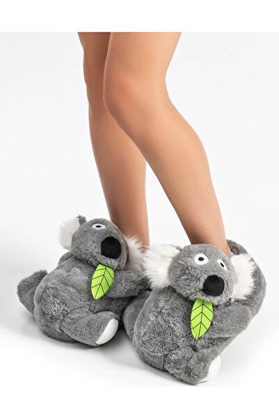 Twigy Koala Animal Gray Women's Slippers Aa0634