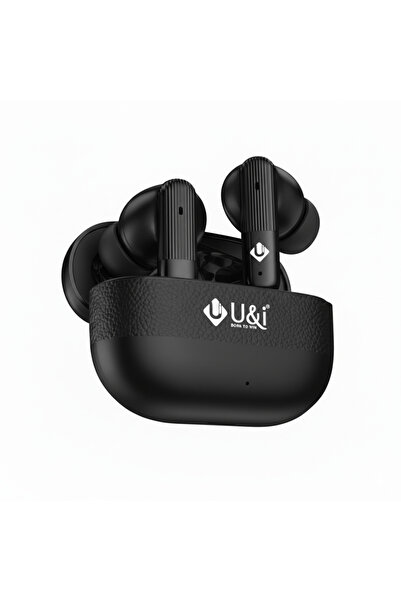 U & I Born To Win سماعات أذن لاسلكية بلوتوث أنيقة باللون الكريمي والكروم للنساء