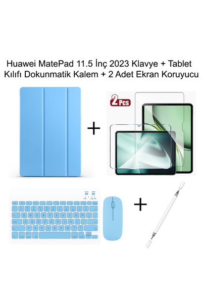 Yesnıce Huawei Matepad 11.5 İnç 2023 Uyumlu Standlı Kılıf Ve Dokunmatik Kalem...