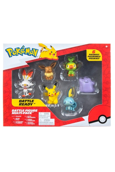 Pokemon مجموعة بوكيمون باتل مجسمات متعددة - 6 مجسمات