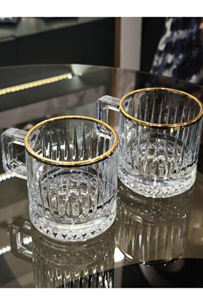 P&ORA PREMIUM KITCHEN PRODUCTS Elysia GOLD YALDİZ 2 Lİ KUPA 195 cc