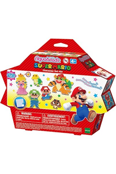 Aqua Beads Set de mărgele creative Aquabeads Super Mario, multicolore