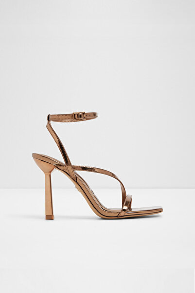Aldo Scintilla - Women's Brown Decorative Heeled Buckle Sandals
