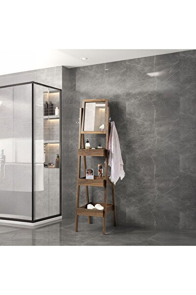 Danube Home صينية تخزين واسر ثلاثية الطبقات مع مرآة - لمسة نهائية من خشب الجو...