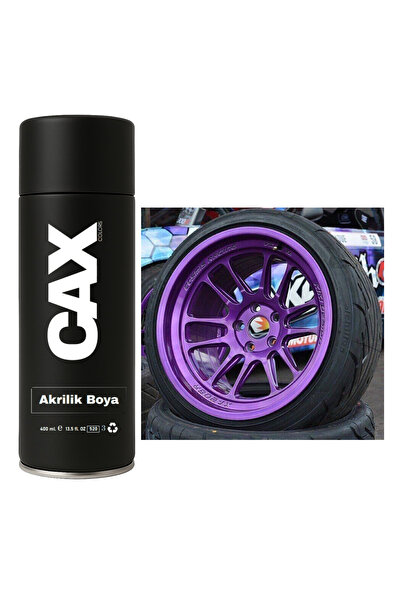 caxcolors METALİK KOYU MOR ARABA JANT SPREY AKRİLİK ÖZEL YAPIM SPREY BOYA 400 ML