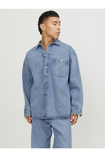 Jack & Jones Jack Jones Santorini Denim Overshirt Men's Jean Jacket 12250602