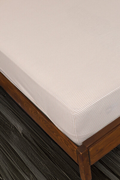 Larispera طقم ملاءة مزدوجة منسوجة من القطن مقاس 180 × 200 سم مع غطاء وسادة بأزرار (50 × 70 سم 2 قطعة)