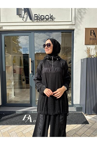 MissWhence 38034 Self-Patterned Women's Suit Black