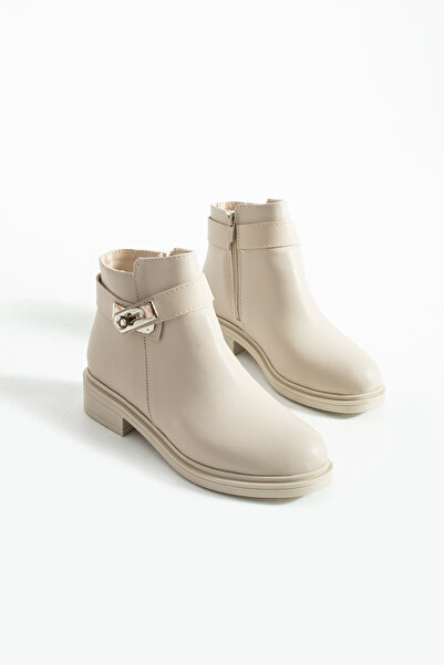 Neva'nın Butiği حذاء نسائي من PERU بتصميم مريح ومزود بمشبك قفل جلدي