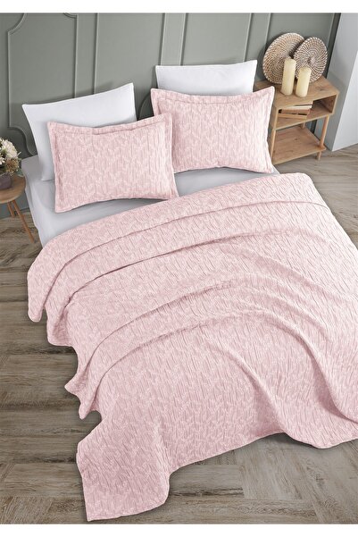 Monolisse Set cuvertură de pat Fayne Jacquard, pudră dublă, 230x240 cm