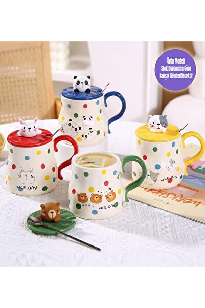 Gift Moda Mutlu Sabahlar Temalı Seramik Kupa