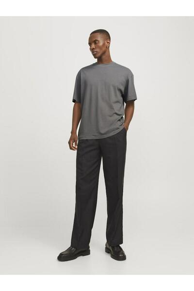 Jack & Jones Ανδρικό μπλουζάκι Jjebradley Tee Ss με λαιμόκοψη σε σχήμα Ο 12249319-Castlerock