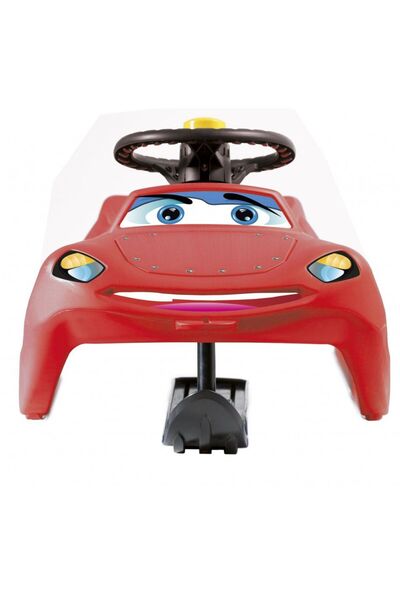Prosperplast Ziggi Zet Control sled, red, steering wheel, direction control, steel slide rail, 91.3x44.9 x29.1cm