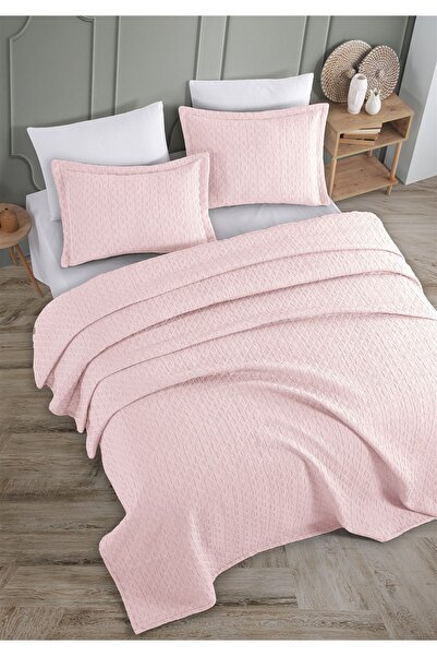 Monolisse Set cuvertură de pat Ecipse Jacquard dublu pudră 230x240 cm