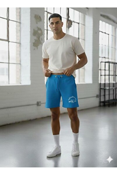 Afri Ultra Comfortable Blue Shorts |   Printed |   With a Cord, Metal Bird's Eye |   Sports & Casual Men's Shorts