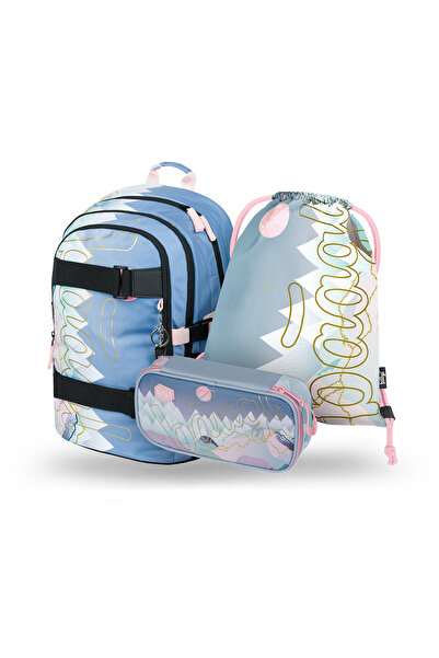 Baagl Set școlar Skate Moon