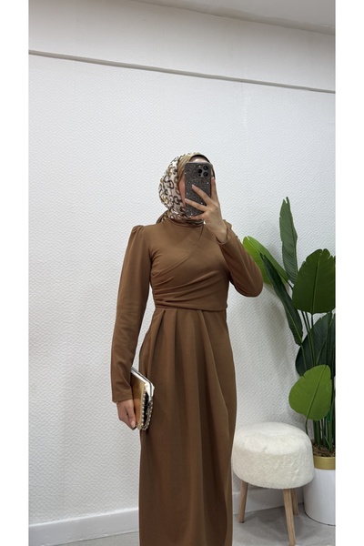 modasusev Scuba Özel Tasarım Tesettür Elbise