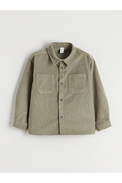 LC Waikiki قميص مخملي للأولاد